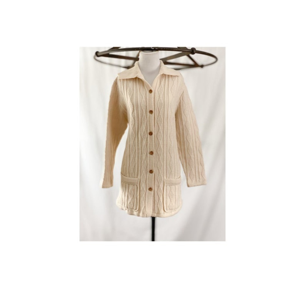 60’s Cream Cardigan by Cuddle Knit